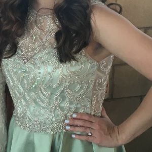 Olive Bridesmaid Dress